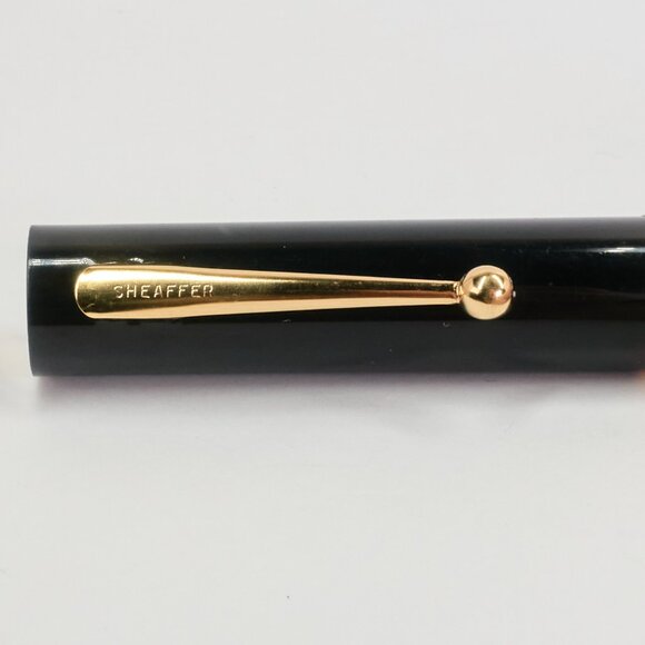 Vintage Sheaffer No Nonsense Fountain Pen / Black & Gold / M Nib / USA Made - Picture 11 of 11